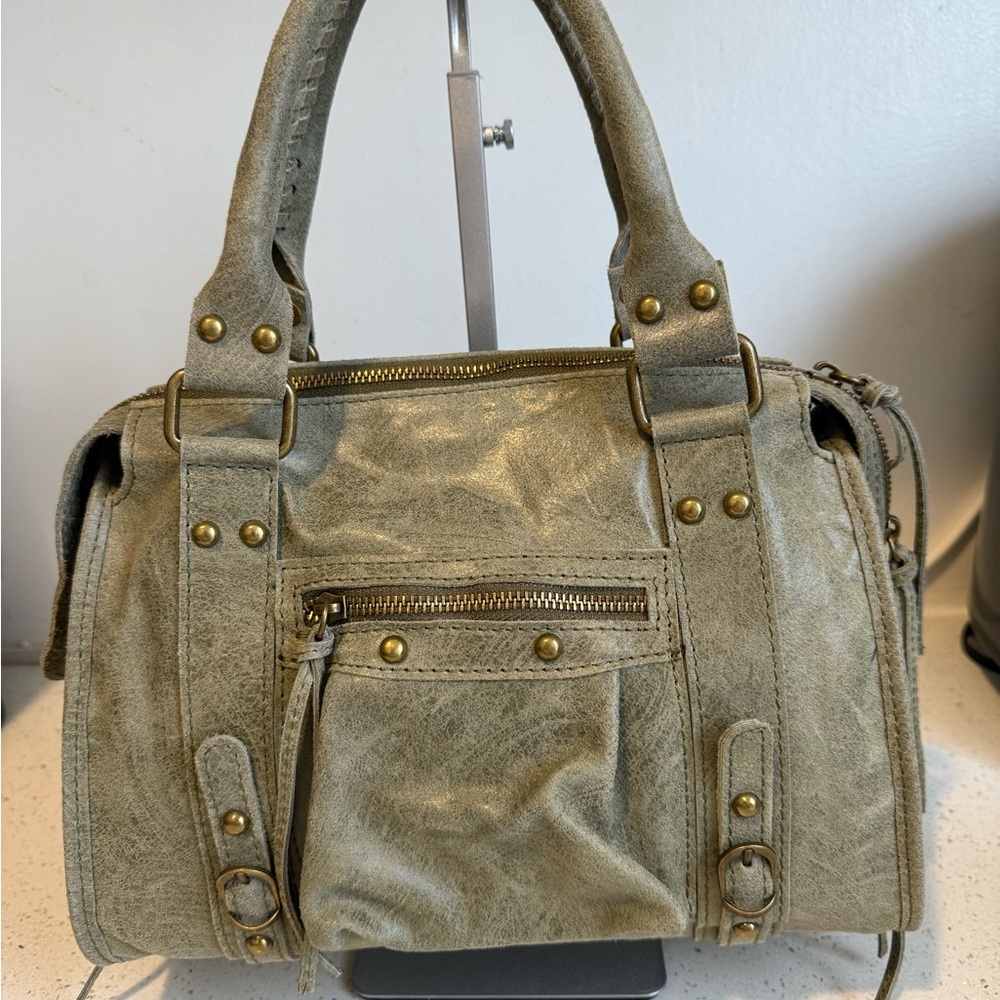 Stylish Green Women's Genuine Leather Bag Made in Italy - Picture 10 of 10